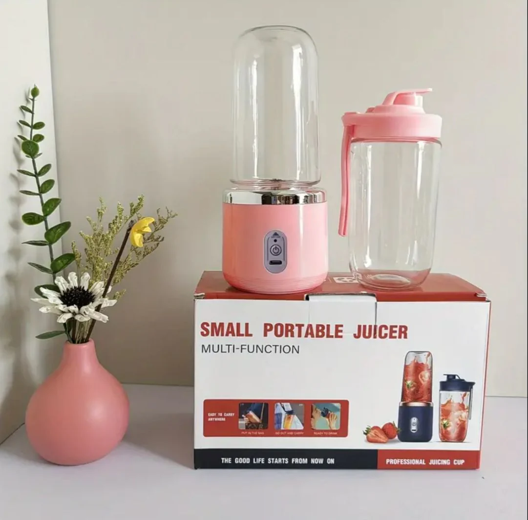 Multi-Function Portable Juicer 40W Pink - Image 3